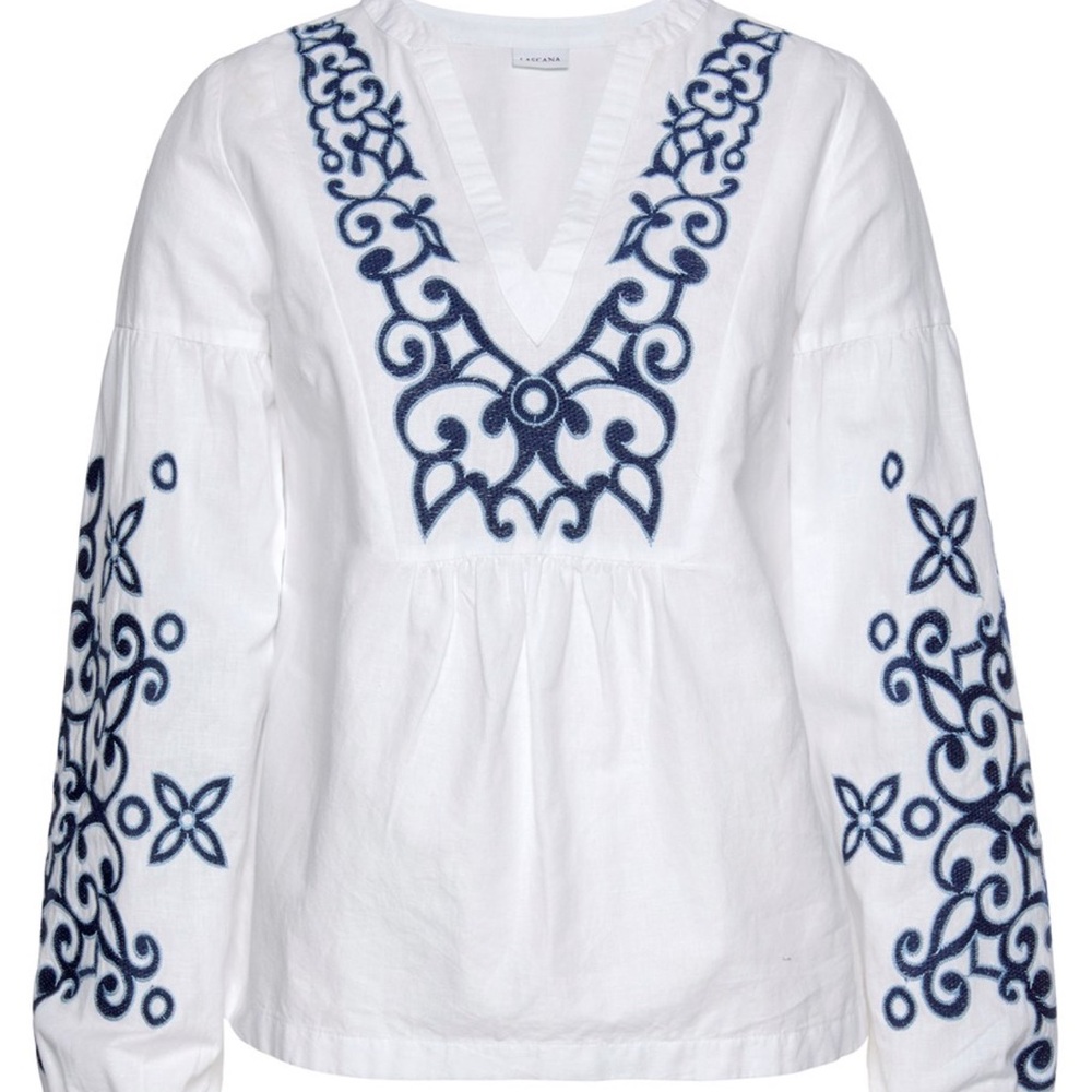 Lascana By Venus Linen Embroidered Summer Too